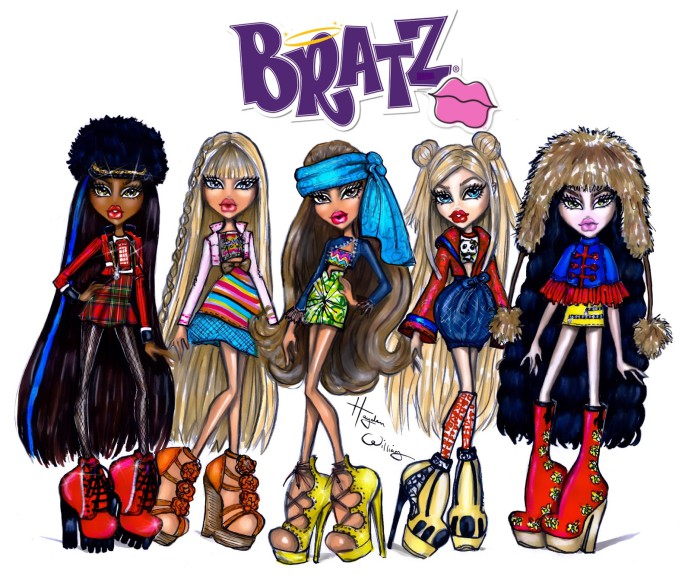 Bratz drawing and