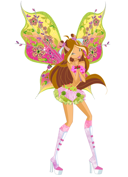 Disegno di Flora Believix Winx da colorare