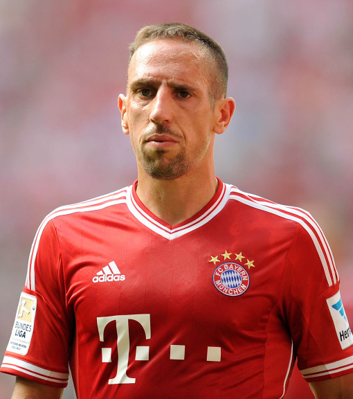 Disegno di Franck Ribery da colorare