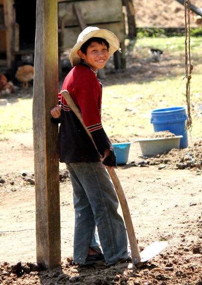 Boy On The Farm