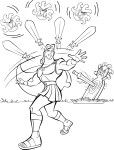 Free Hercules coloring page