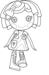 Free Lalaloopsy coloring page