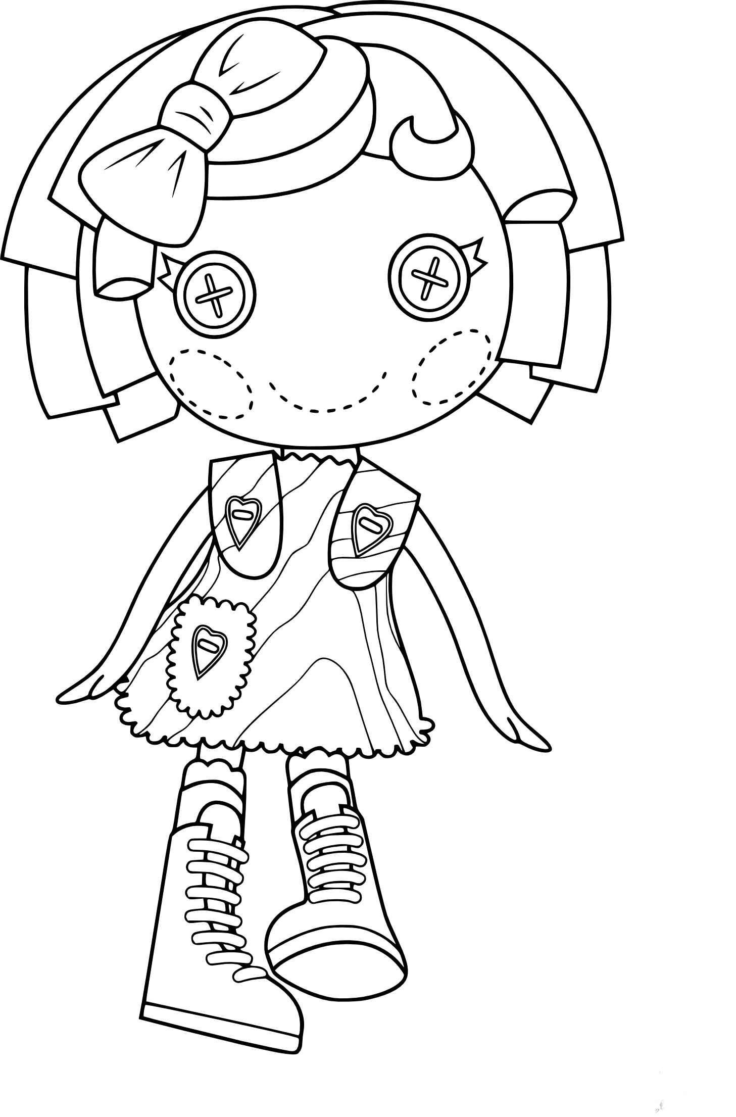 Free Lalaloopsy coloring page