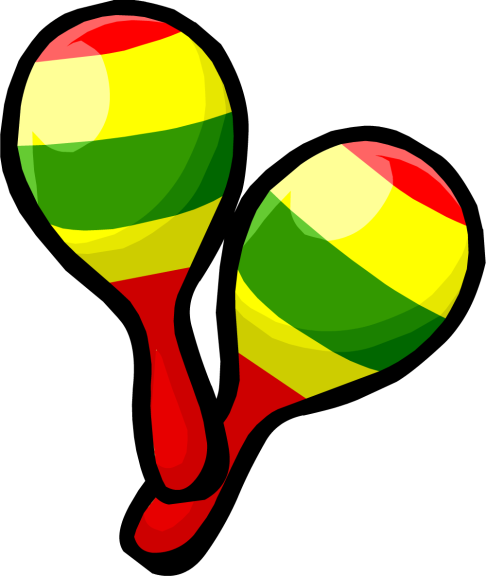 Disegno di Maracas da colorare