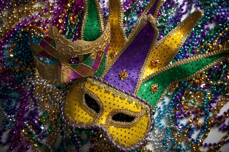 Mardi Gras Mask drawing and