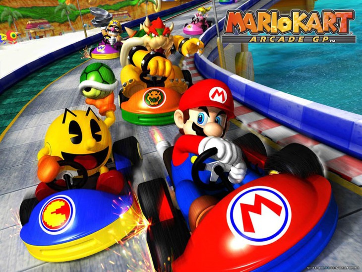 Disegno di Mario Kart Wii da colorare