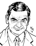 Mr Bean coloriage