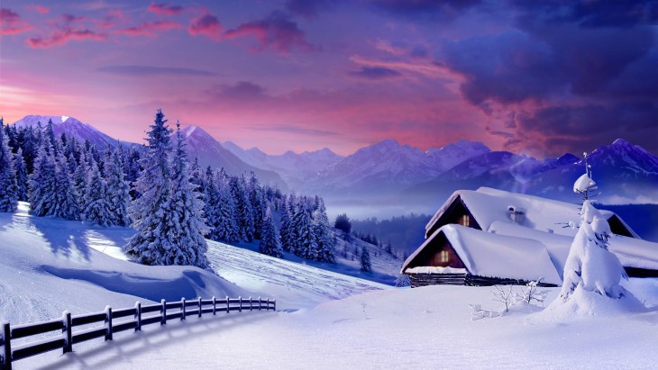 Paysage de neige