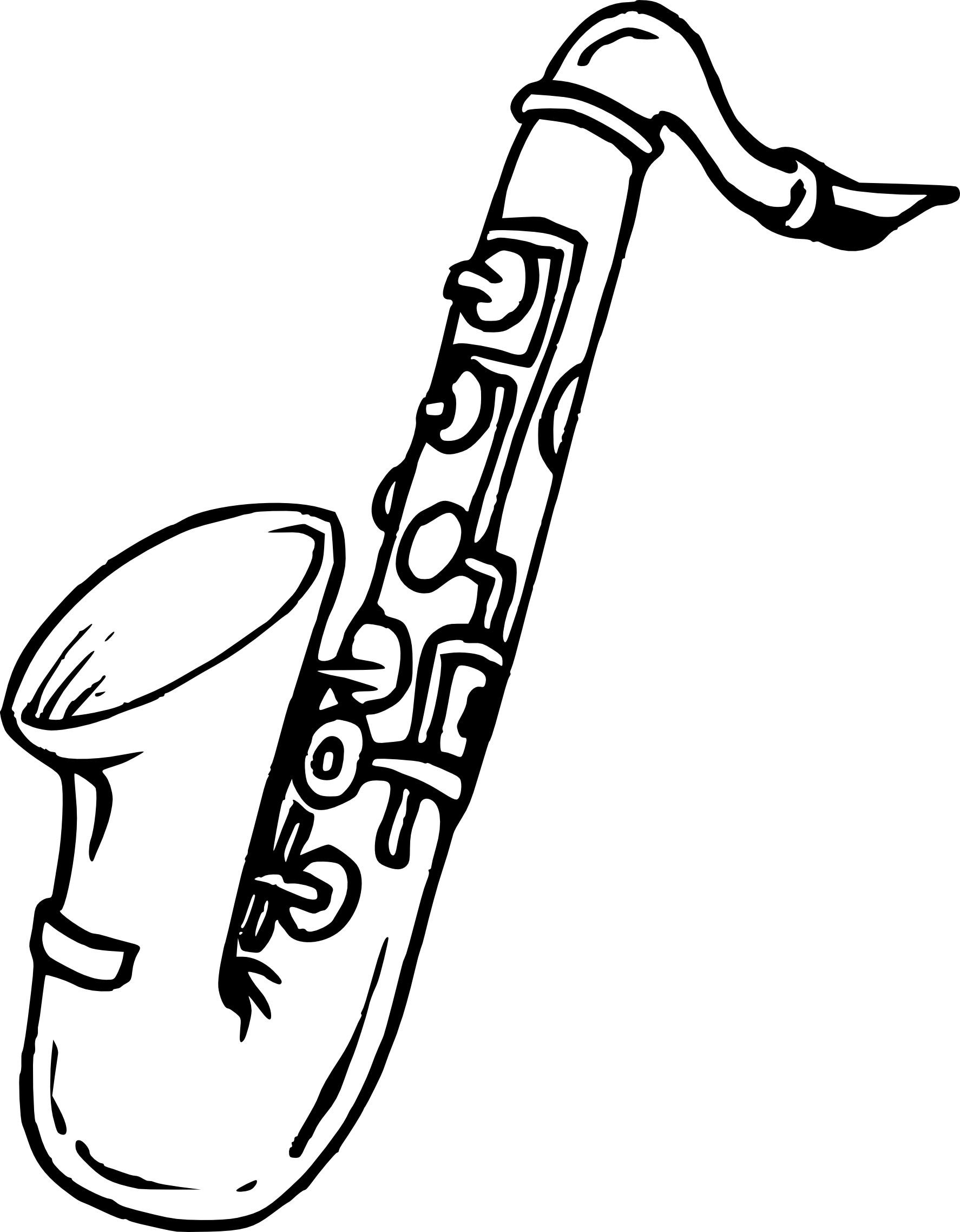 Saxophone dessin