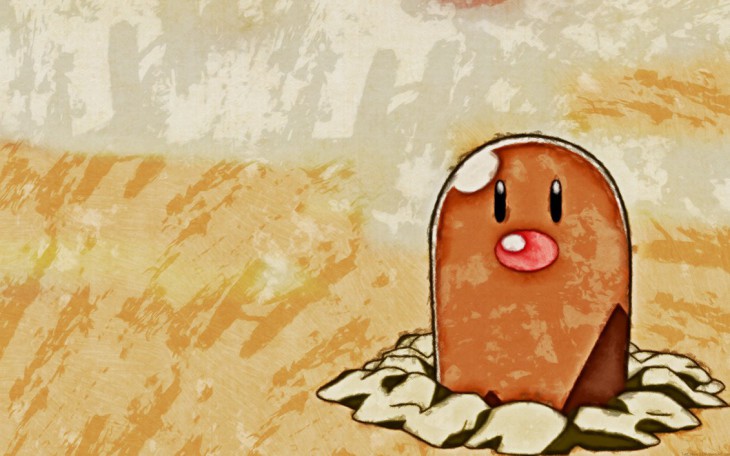 Disegno di Pokemon Diglett da colorare