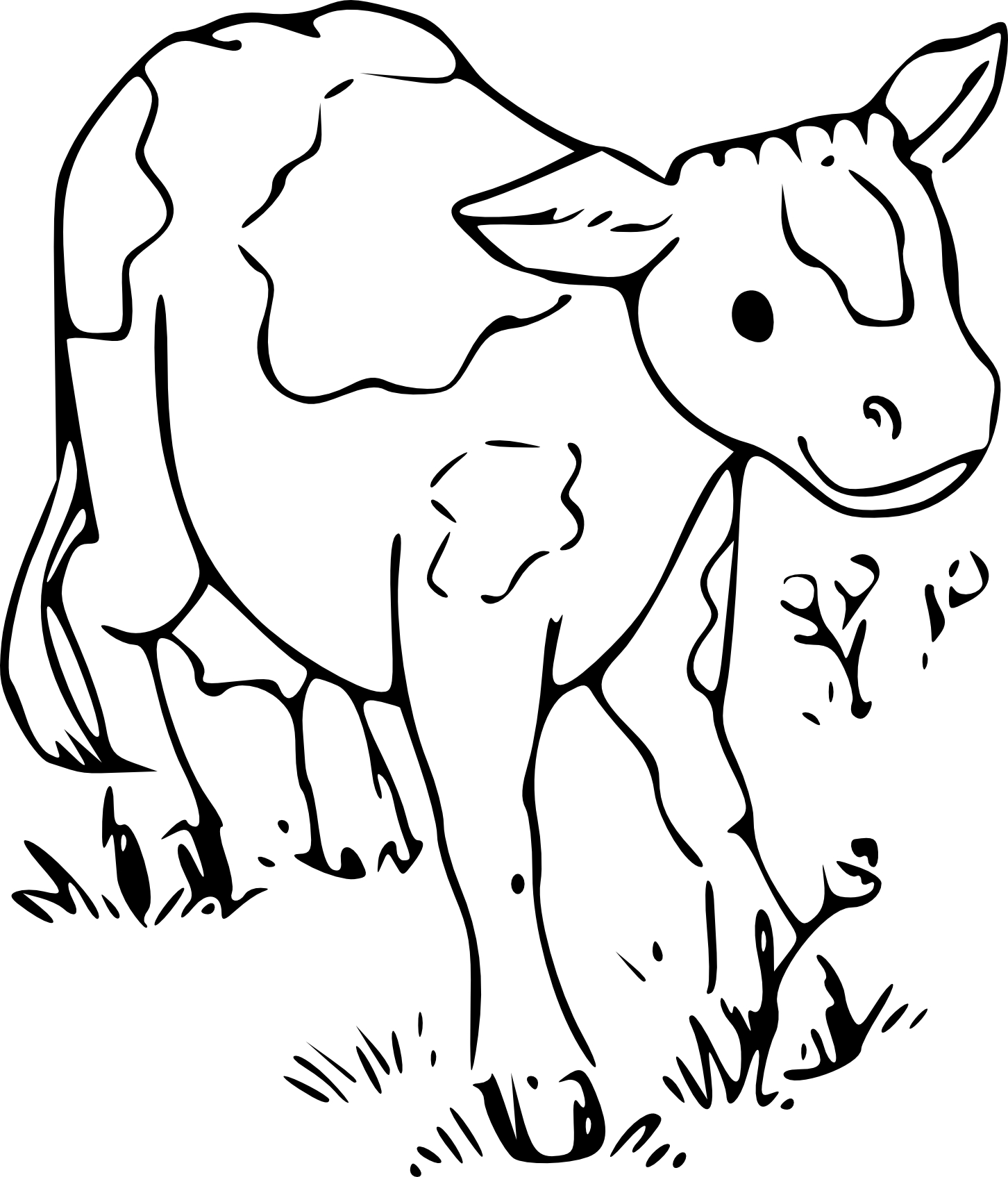 Free Veal coloring page