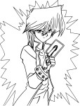 Yu Gi Oh drawing and coloring page