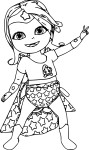 Baby Lilly drawing and coloring page