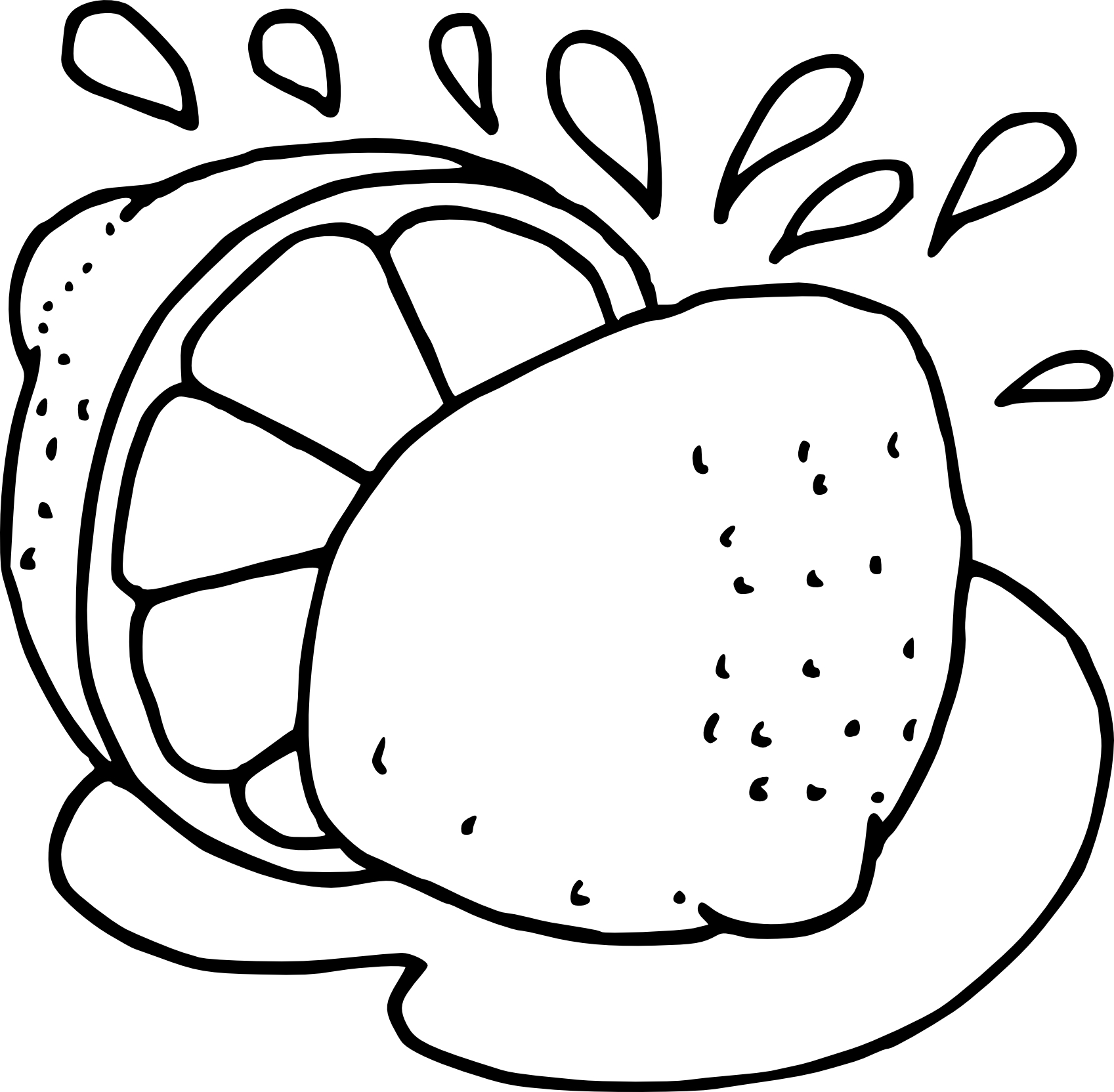 Lemon And Design coloring page