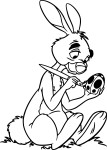 Coco Rabbit drawing and coloring page