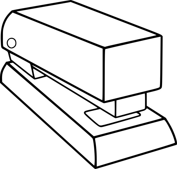 Stapler coloring page