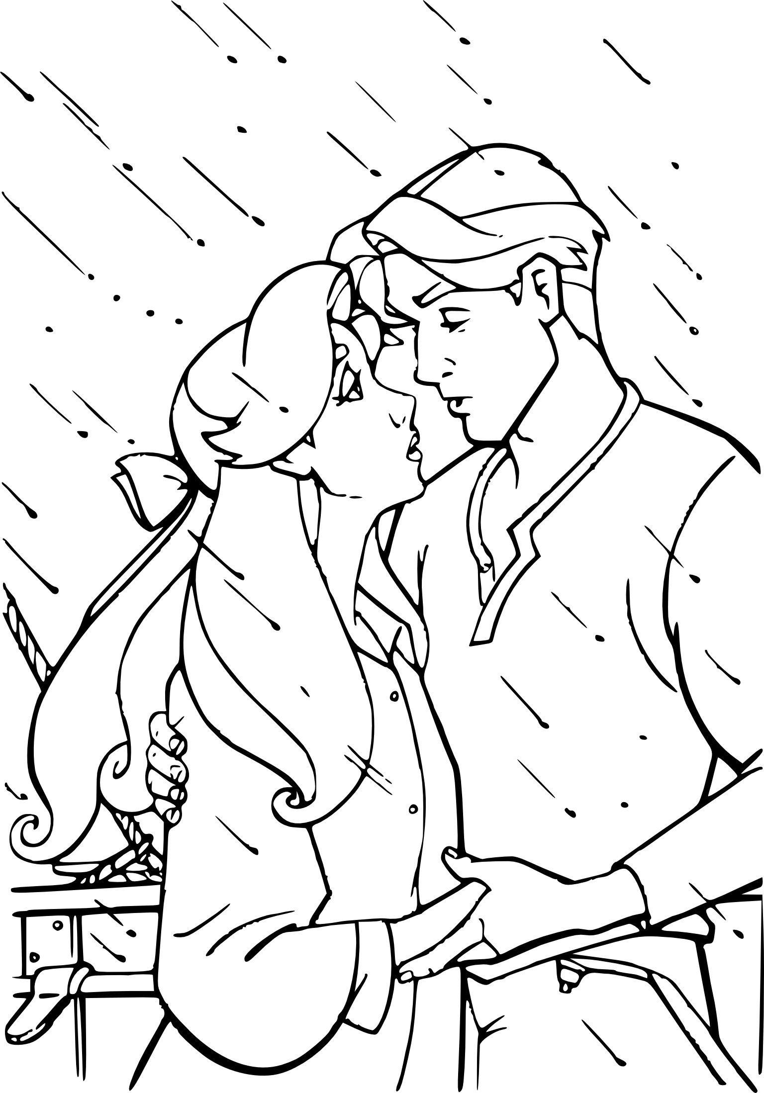 Anastasia And Dimitri coloring page