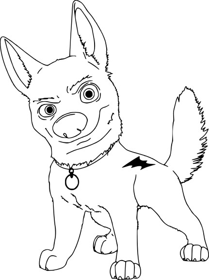 Bolt coloring page