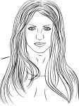 Britney Spears coloring page