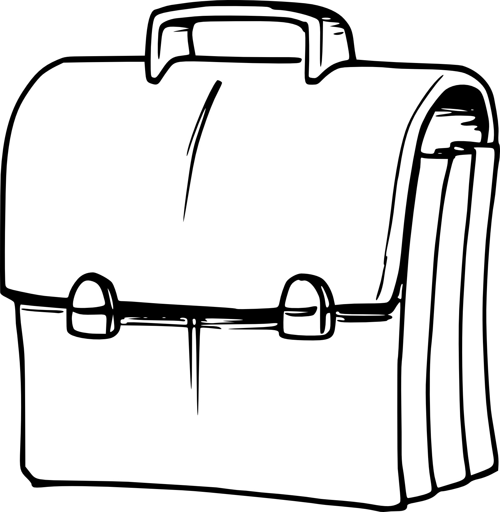 Schoolbag coloring page