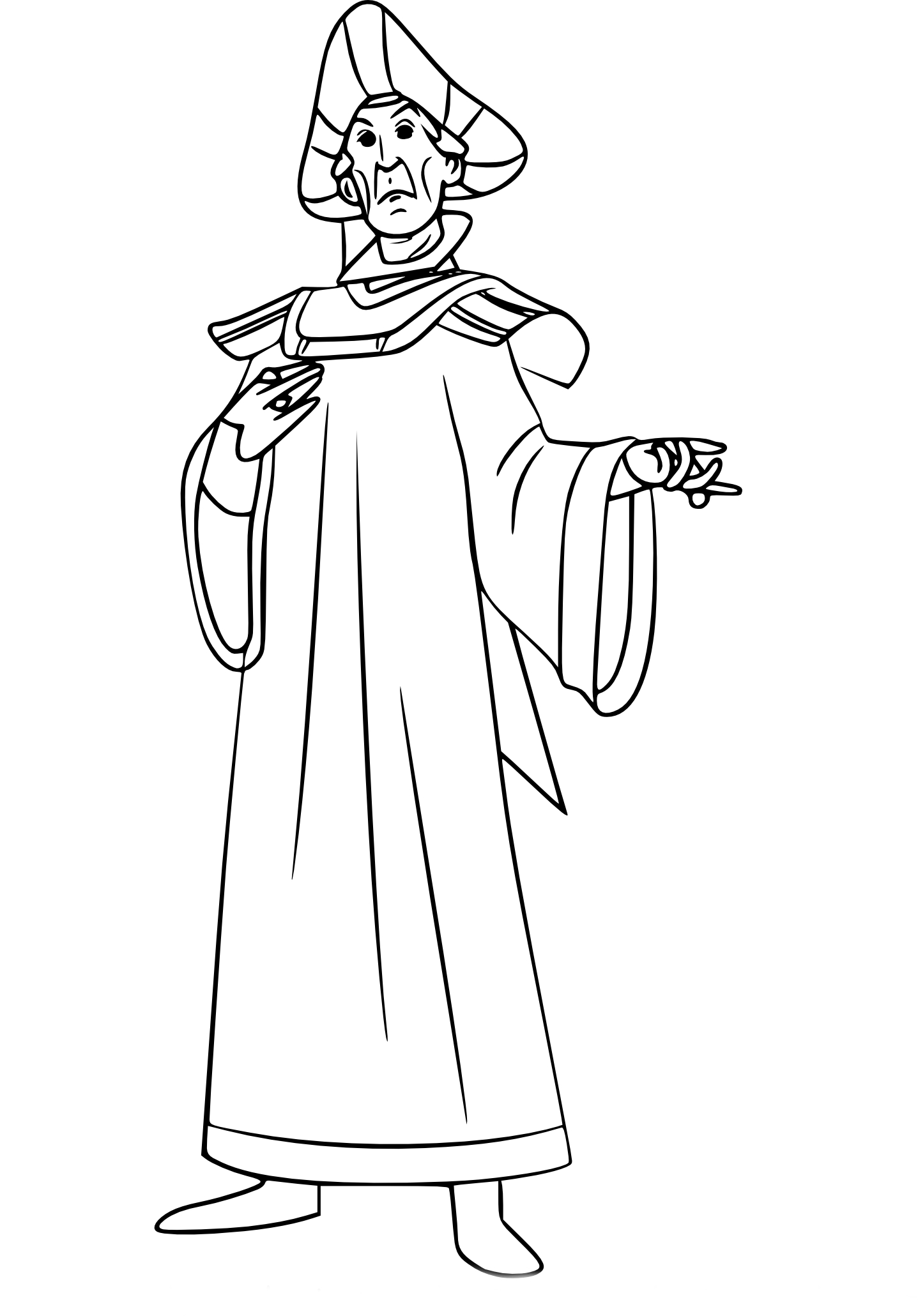 Coloriage Claude Frollo