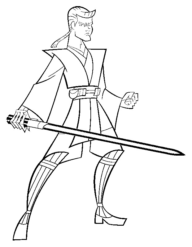 Clone Wars coloring page