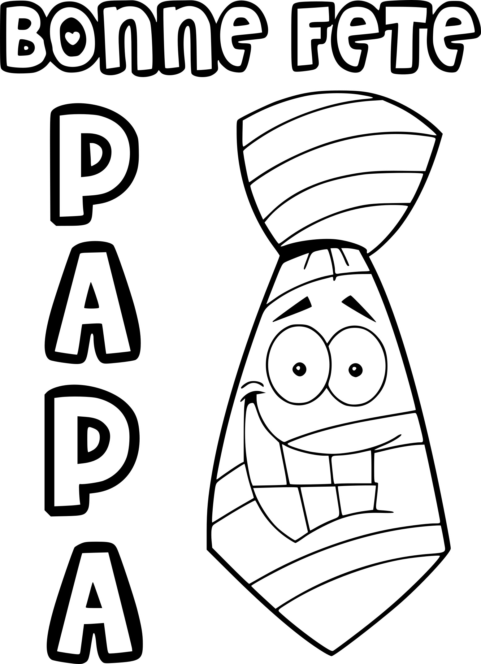 Fathers Day coloring page