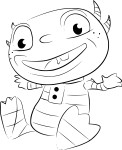 Henry Calimonstre coloring page
