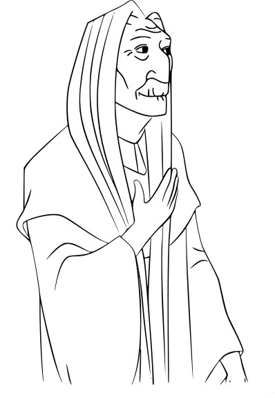 Kekata Pocahontas coloring page