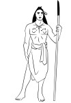 Kocoum Pocahontas coloring page