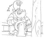 The Pirate Family coloring page