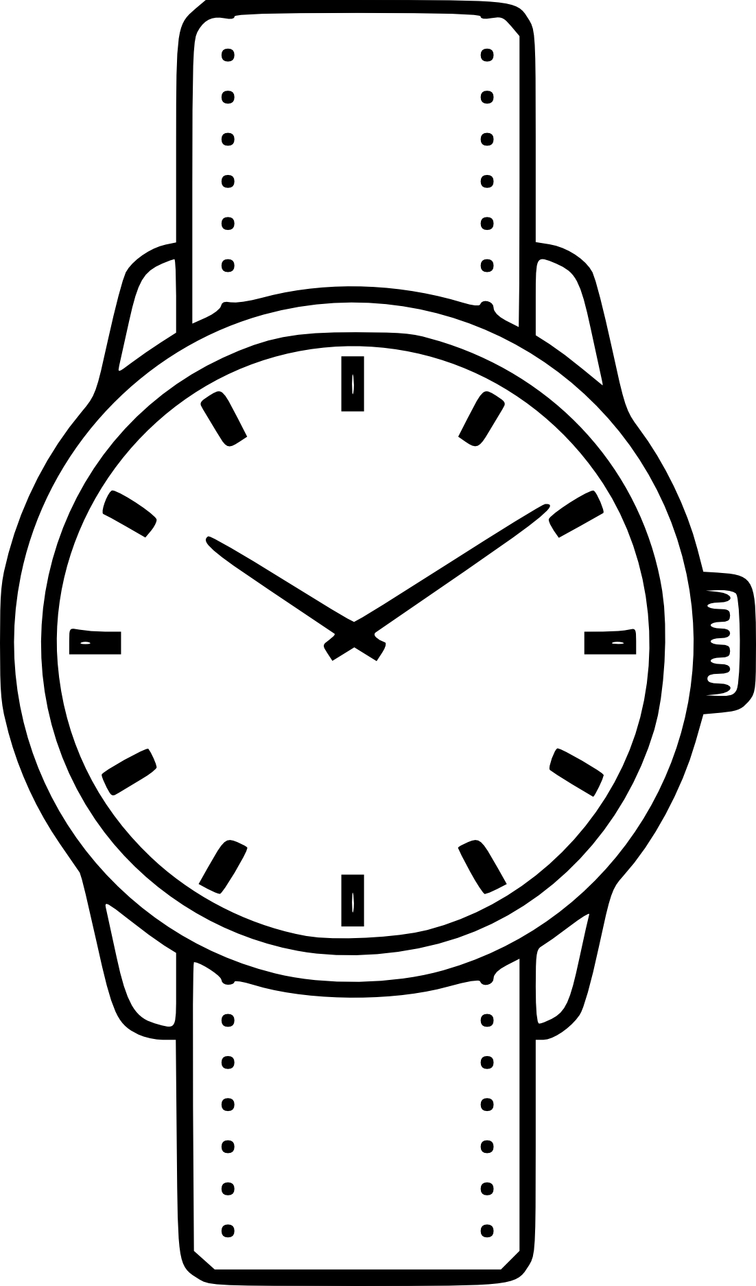 Watch coloring page