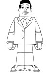 Norm Phineas And Ferb coloring page