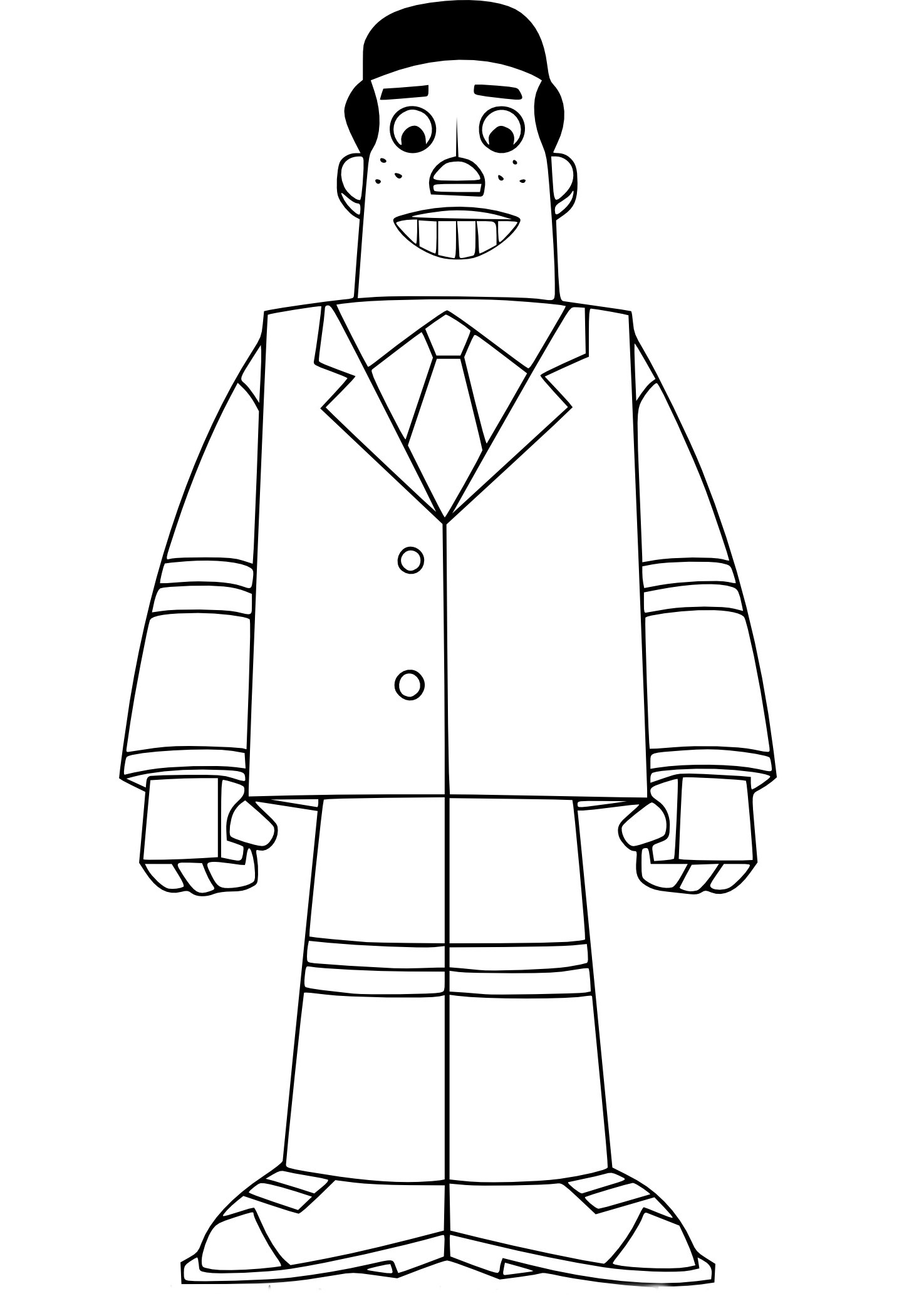Norm Phineas And Ferb coloring page