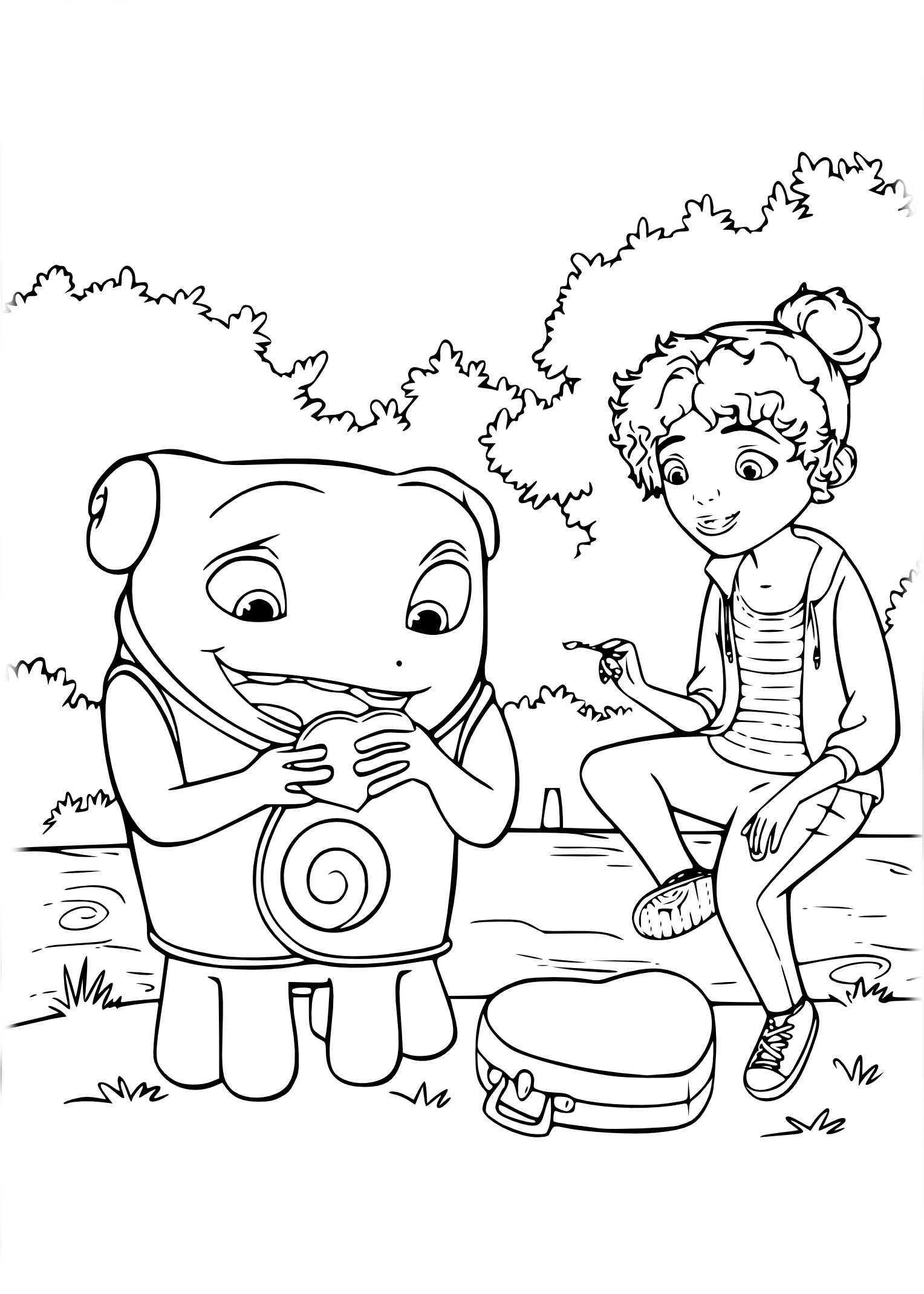Oh And Tif coloring page
