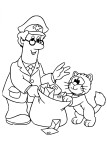 Postman Pat coloring page