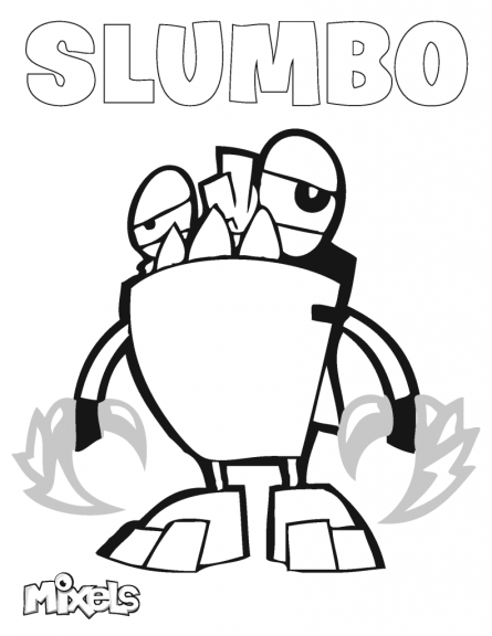 Coloriage Slumbo Lego Mixels