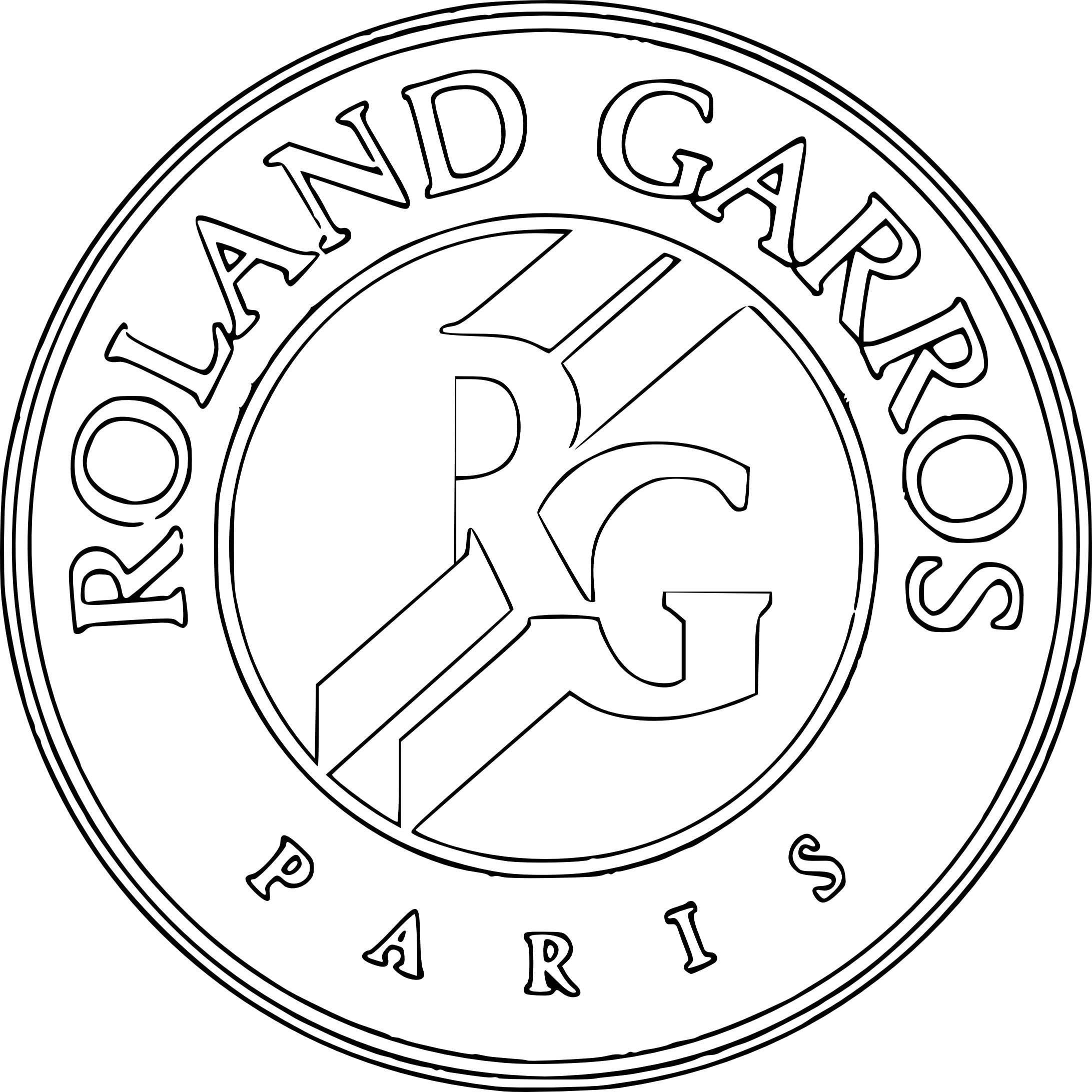 Disegno di Roland Garros Tennis da colorare
