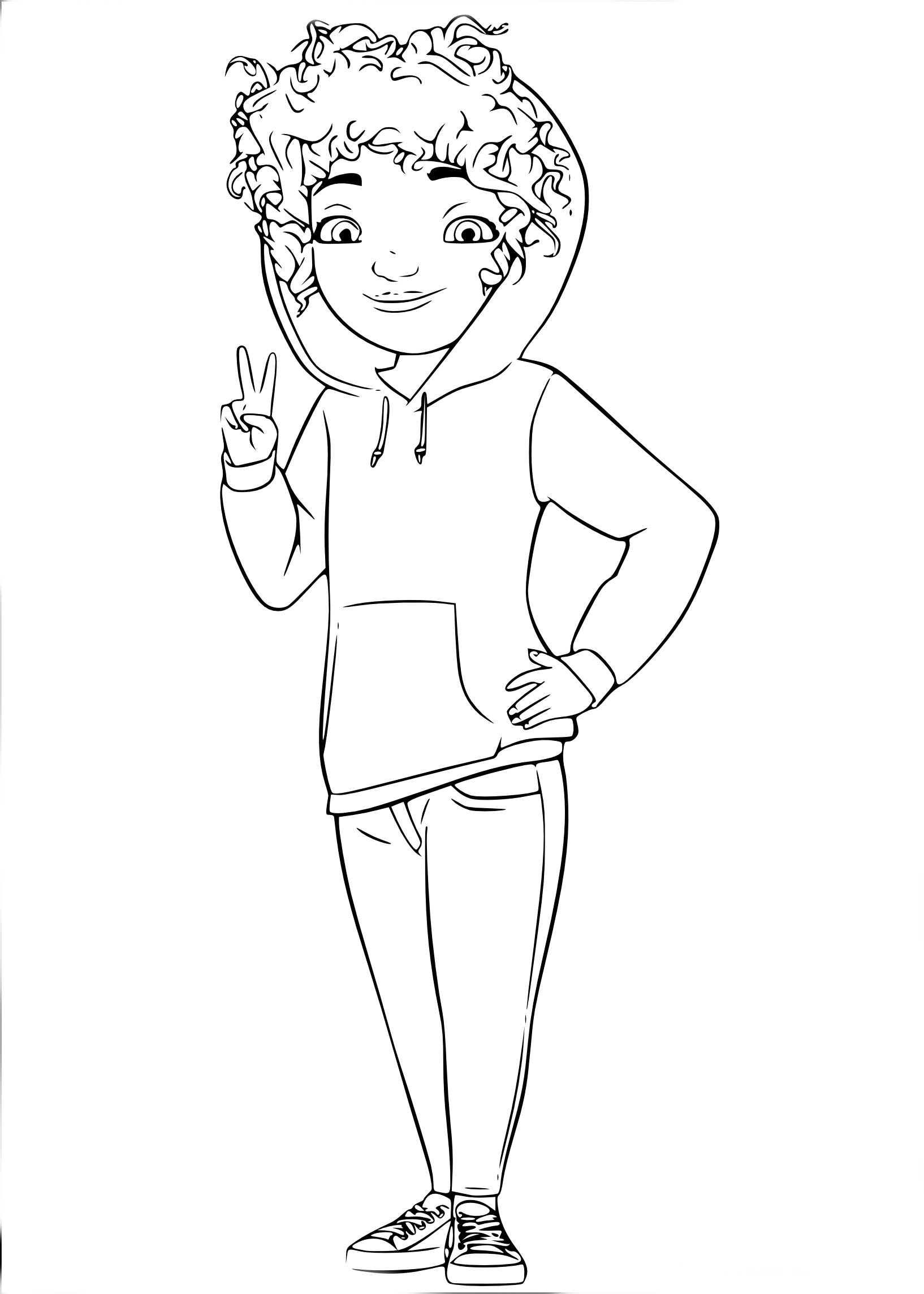 Tif On The Way coloring page