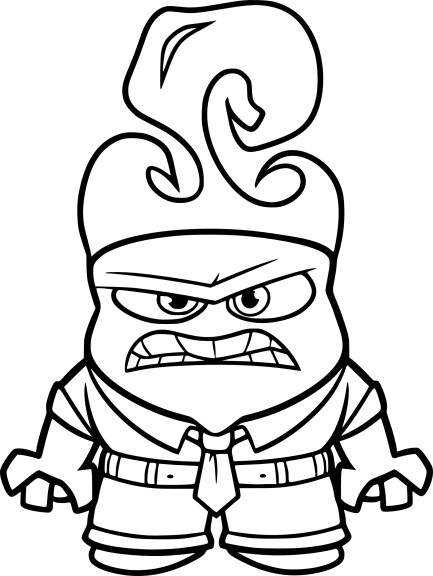 Vice Versa Anger coloring page