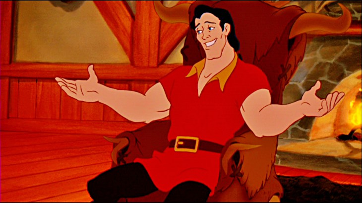 Disegno di Gaston Disney da colorare