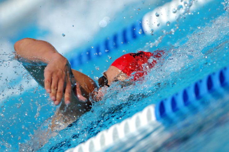 Disegno di Nuoto da colorare