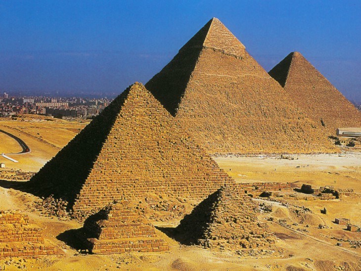 Disegno di Piramidi d'Egitto da colorare