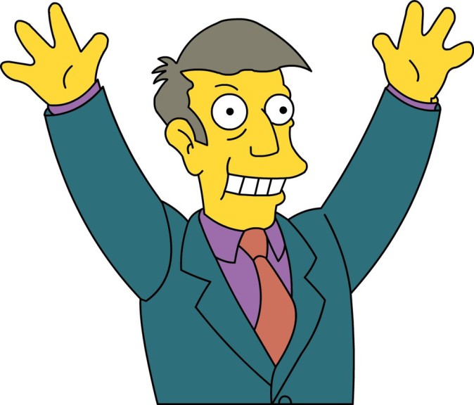 Disegno di Seymour Skinner Simpson da colorare