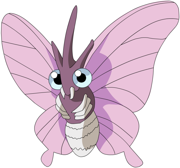 Disegno di Pokemon Venomoth da colorare