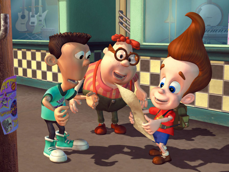 Disegno di Amici di Jimmy Neutron da colorare