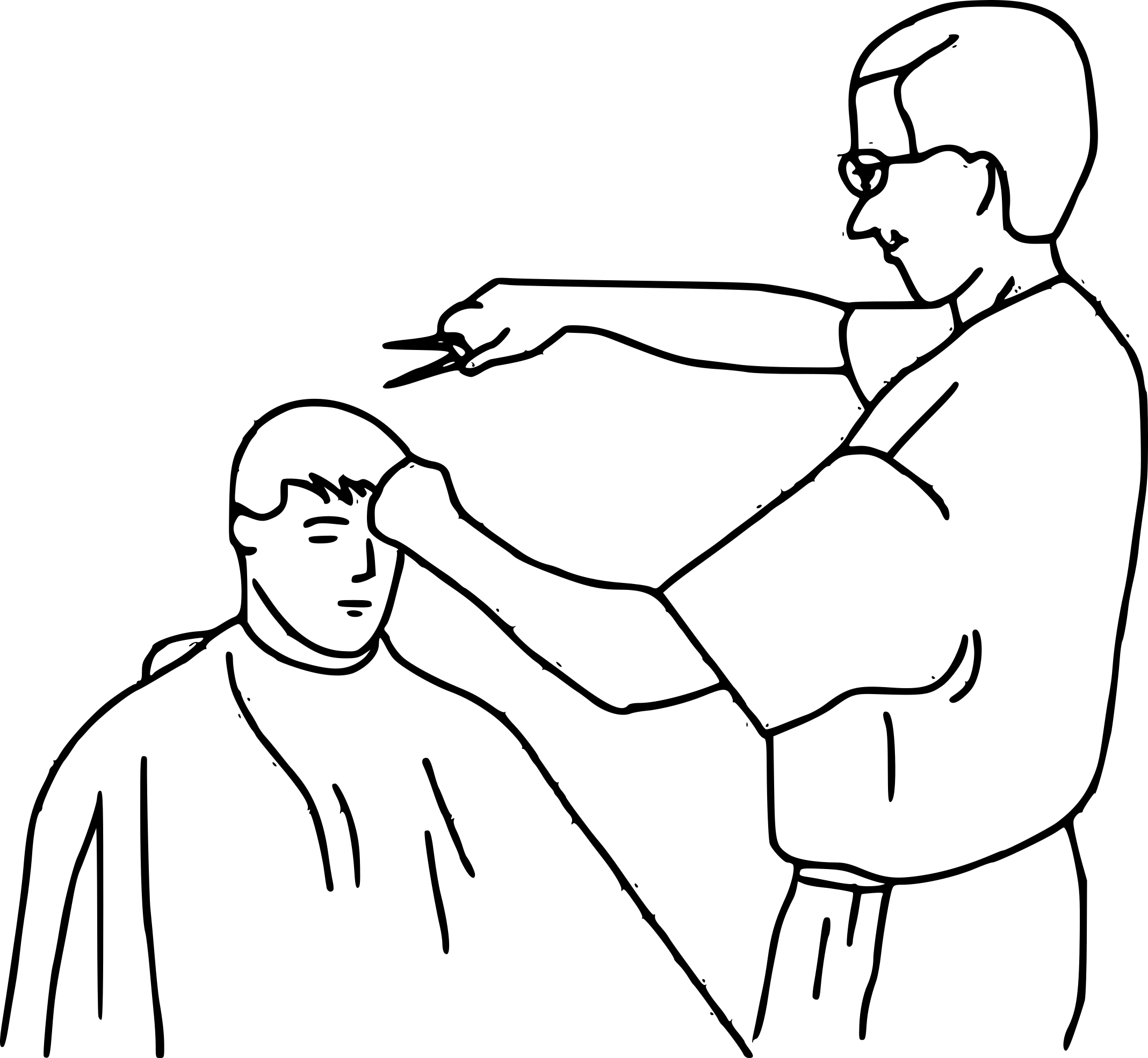Hairdresser drawing and coloring page