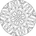 Adult Rosette coloring page