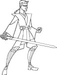 Anakin Skywalker coloring page