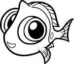 Baby Dory coloring page